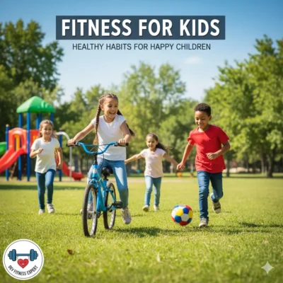 showing children engaging in fun, healthy activities.